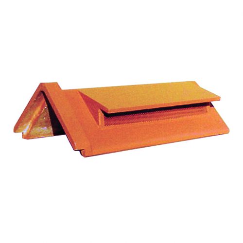 GRC Capped Angle Vent Ridge (450mm)105 Deg - Terracotta (With Adaptor ...