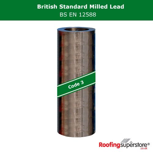 Lead Code 3 - 2.4m x 3m Roofing Lead Flashing Roll