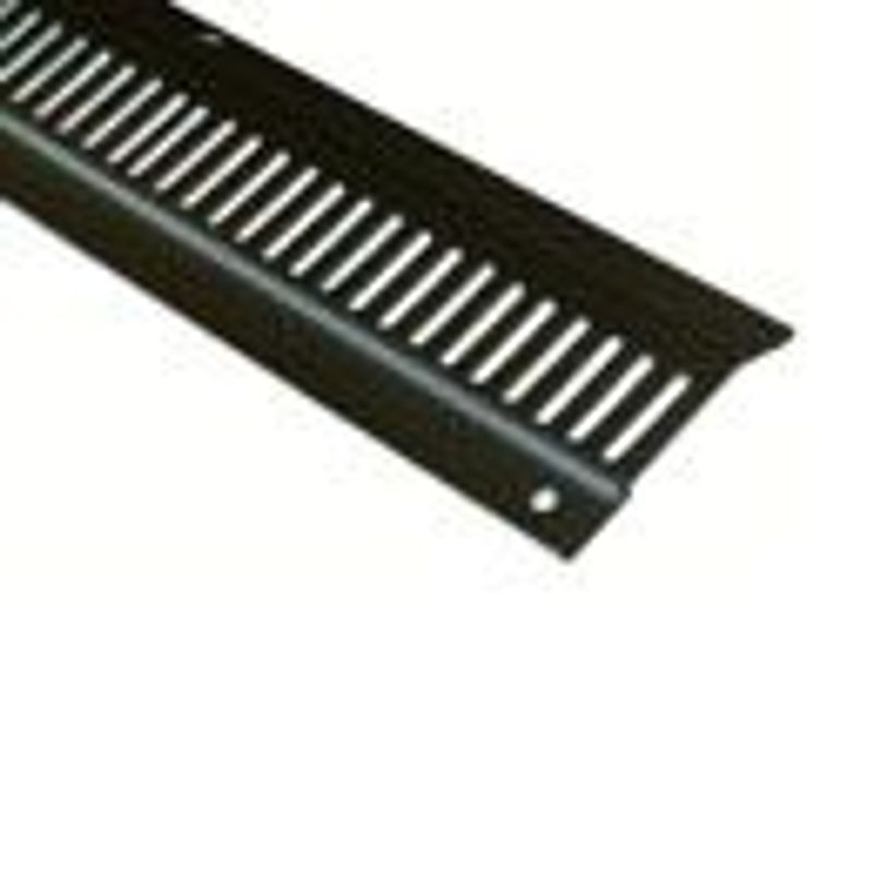 Corovent Angled Soffit Vent (10,000mm2) 2.44m Black Roofing Superstore®