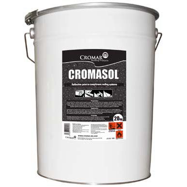 Cromasol High Performance Reflective Paint Grey - 20 Litre Drum