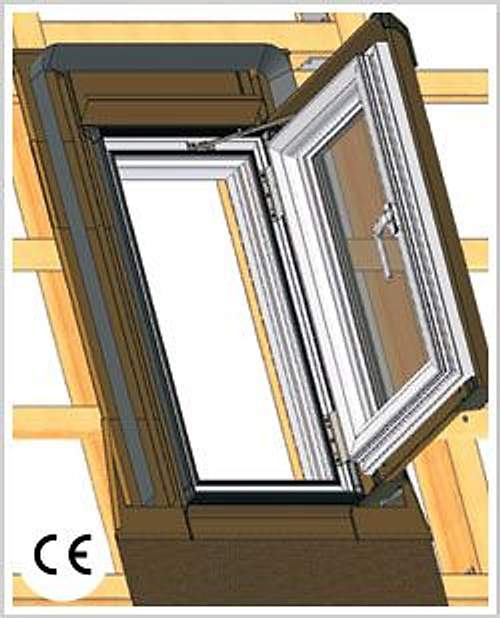 Sola PVC Roof Side Hung Escape Window (780mm x 980mm) | Roofing Superstore®