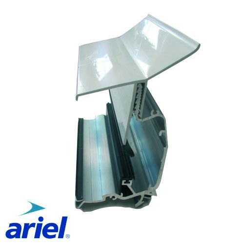 Self Supporting Polycarbonate System Wall Plate (4.0m) - White