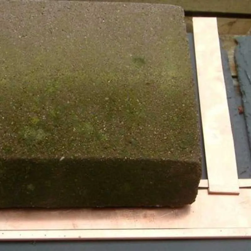 Under Ridge Upper Ridge Panel Copper Under Ridge System - 50mm x 1m | Roofing Superstore®