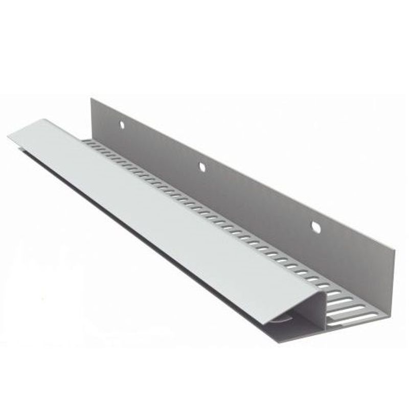 Manthorpe Continuous Soffit Vent 2.44m Brown (Airflow 10000mm2