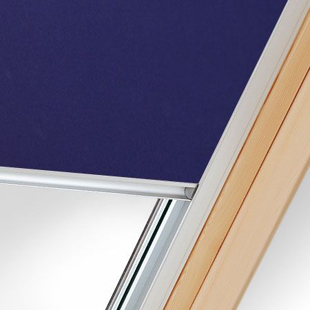 Universal Blackout Blind in Blue (fits Roof Windows - 78cm x 98cm)