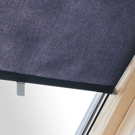 Universal Roller Blind For Roof Windows - 55cm x 78cm - Dark Blue