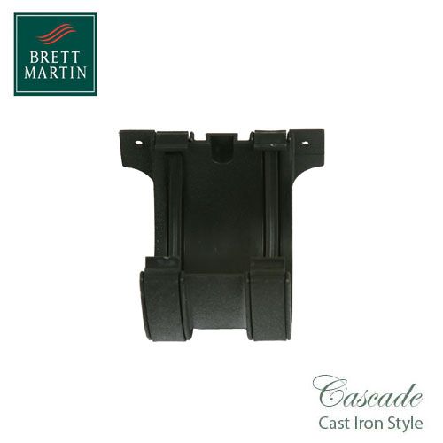 Cascade Cast Iron Style 115mm Plastic Deepstyle Union Bracket - Black
