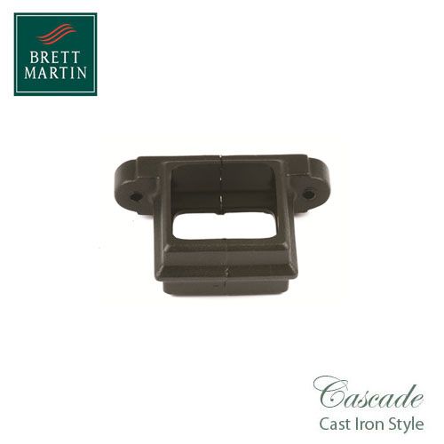 Cascade Cast Iron Style 65mm Plastic Downpipe Clip - Black
