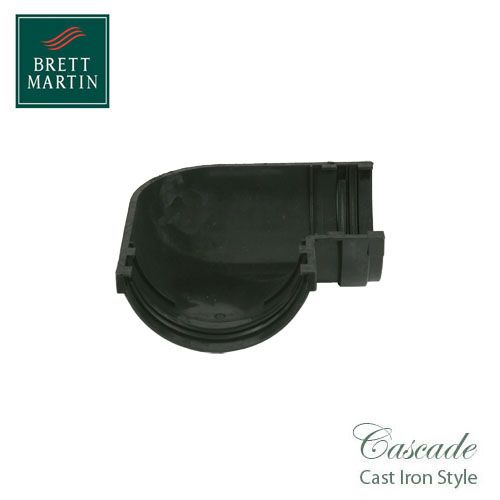 Cascade Cast Iron Style 170mm Plastic Fabricated Special Angle (Black)