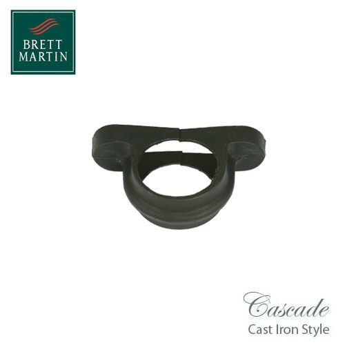 Cascade Cast Iron Style 68mm Plastic Downpipe Clip (Black)