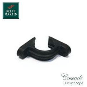 Cascade Cast Iron Style 68mm Plastic Pipe Clip (Black)
