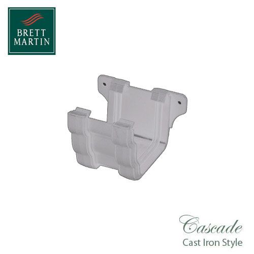 Cascade Cast Iron Style 106mm Prostyle Union Bracket - White