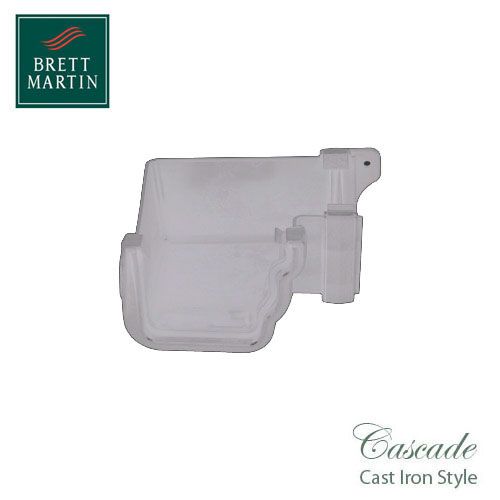 Cascade Cast Iron Style 106mm Prostyle Internal 90dg Angle - White