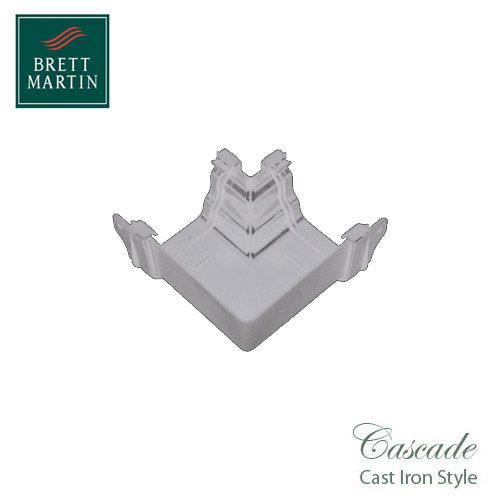 Cascade Cast Iron Style 106mm Prostyle External 90dg Angle - White