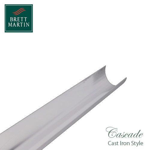 Cascade Cast Iron Style 115mm x 4m Plastic Deepstyle Guttering - White
