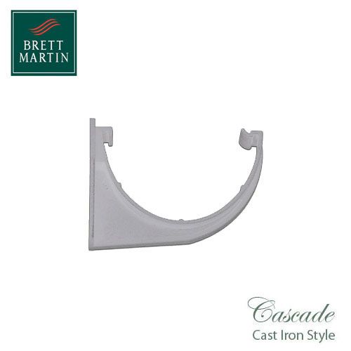 Cascade Cast Iron Style 115mm Plastic Deepstyle Fascia Bracket - White