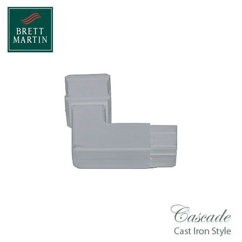 Cascade Cast Iron Style 65mm Plastic 112.5dg Spigot Bend - White