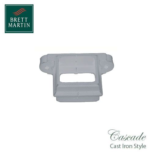 Cascade Cast Iron Style 65mm Plastic Downpipe Clip - White
