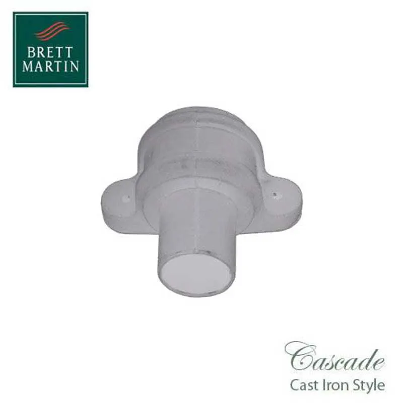 Cascade Pvc Pipe Cascade Cast Iron Style 68mm Plastic Pipe Coupler With Lugs - White ...