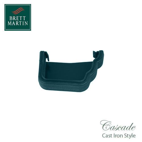 Cascade Cast Iron Style 106mm Prostyle External Stopend R/H - Green