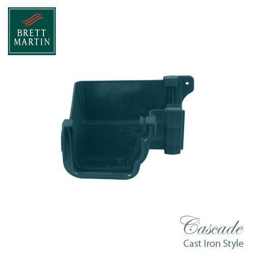Cascade Cast Iron Style 106mm Prostyle Internal 90dg Angle - Green