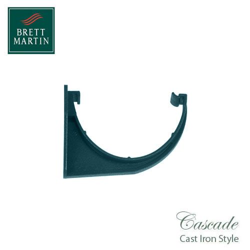 Cascade Cast Iron Style 115mm Plastic Deepstyle Fascia Bracket - Green