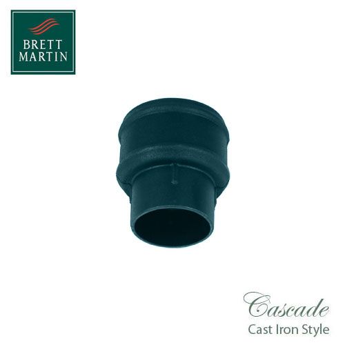 Cascade Cast Iron Style 105mm Plastic Round Plain Coupler (Green)