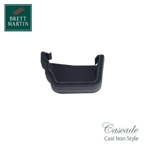 Cascade Cast Iron Style 106mm Prostyle External Stopend L/H - Grey