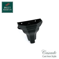 Cascade Cast Iron Style 65mm & 68mm Ogee Hopper Medium (Grey)