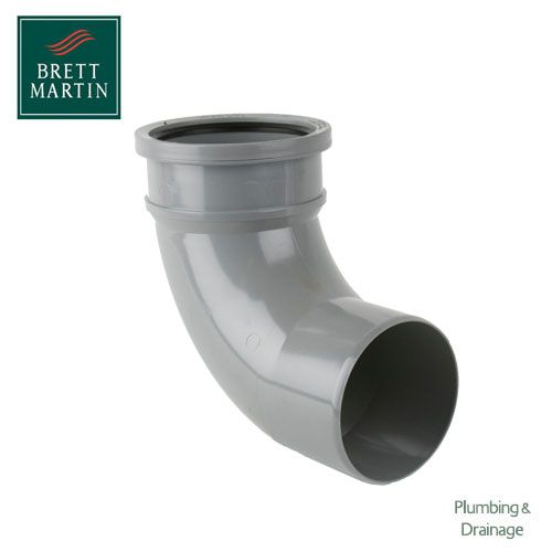 Cascade Cast Iron Style 110mm 92.5dg Single Socket Bend (Grey)