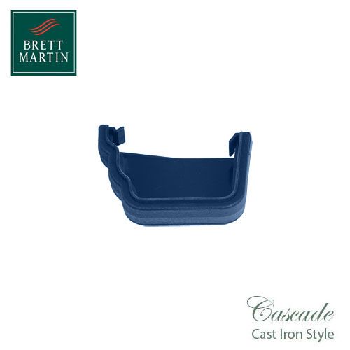 Cascade Cast Iron Style 106mm Prostyle External Stopend L/H - Blue