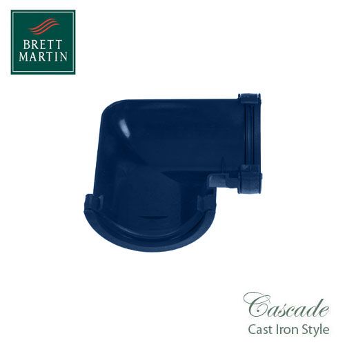 Cascade Cast Iron Style 112mm Style Roundstyle 90dg Angle - Blue