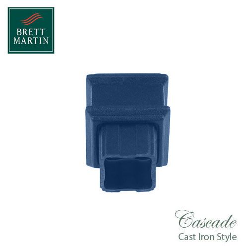 Cascade Cast Iron Style 65mm Plastic Plain Coupler - Blue