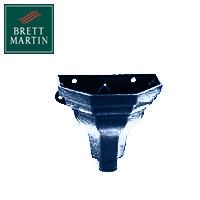 Cascade Cast Iron Style Plastic Medium Ogee Planter (Blue)