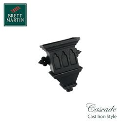 Cascade Cast Iron Style 65mm & 68mm Gothic Hopper (Blue)