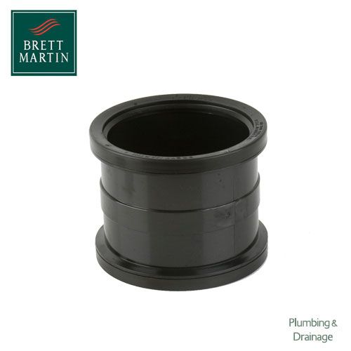 Cascade Cast Iron Style 110mm Double Socket Pipe Connector (Blue)