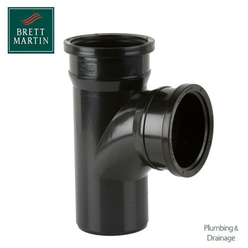 Cascade Cast Iron Style 110mm 92.5dg Double Socket Plain Branch Blue