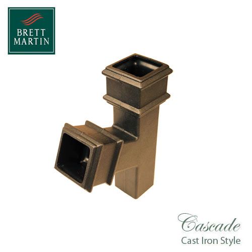 Cascade Cast Iron Style 65mm Plastic 112.5dg Branch - Sand