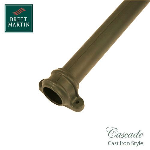 Cascade Cast Iron Style 68mm x 1.8m Socketed Pipe With Lugs - Sand
