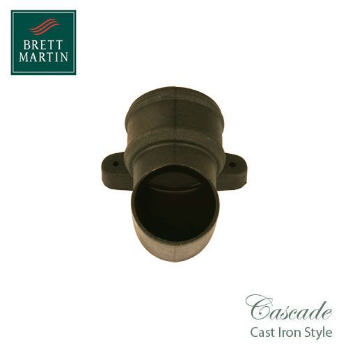 Cascade Cast Iron Style 105mm Plastic Round Shoe With Lugs (Sand)