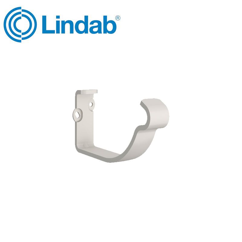 Lindab Half Round Fascia Bracket 100mm Painted Antique White