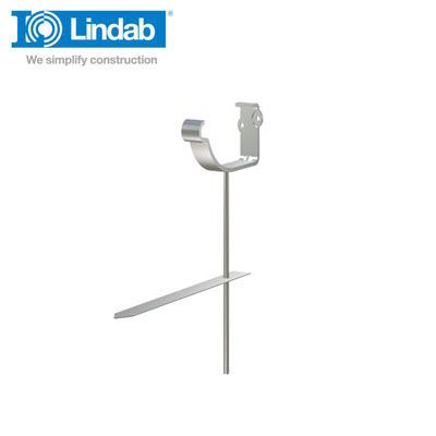 Lindab Half Round Rise & Fall Bracket 100mm Painted Anthracite