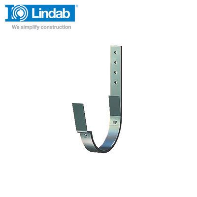 Lindab Half Round Fascia Bracket 190mm Painted Dark Grey