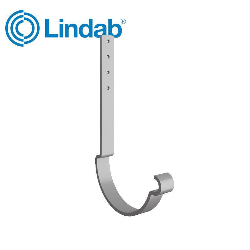 Lindab Half Round Rafter Bracket 150mm Painted Anthracite Metallic