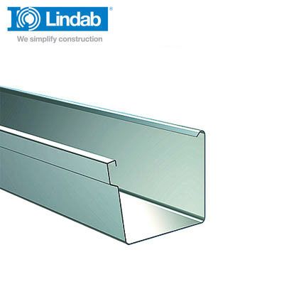 Lindab Rectangular Gutter 136mm x 3m Painted Pine Green