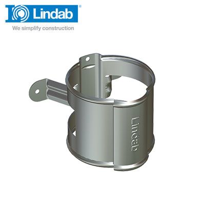 Lindab Round Downpipe Bracket and Wedge 75mm Aluzinc Coated