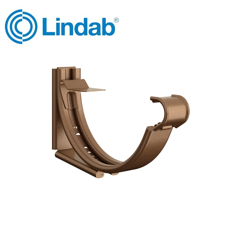 Lindab Round Adjustable Snap-On Bracket 150mm Painted Copper