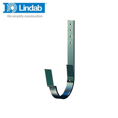 Lindab Half Round Steel Rafter Bracket - Black