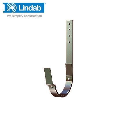 Lindab Half Round Rafter Bracket 337mm x 190mm Painted Brown