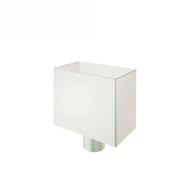 Hopper Rectangular Low Lindab 87mm Rectangular Steel Small Water Hopper - Antique White ...
